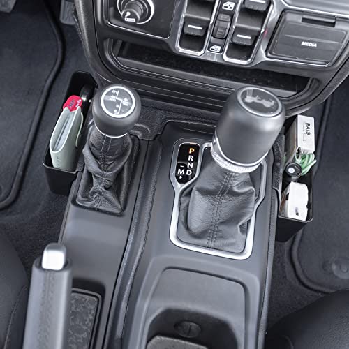 2PCS Center Console Organizer for 2018-2026 Jeep Wrangler & - Product Imagery