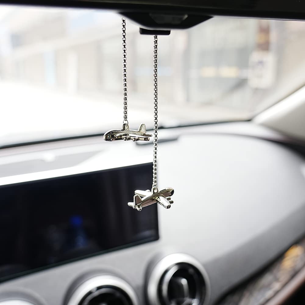 Creative Airplane Car Rear View Mirrors Interior Accessories - Product Imagery