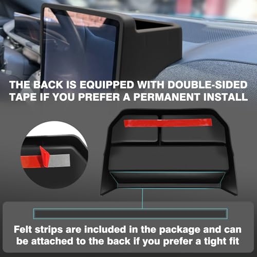 BestEvMod Dash Storage Box for 2021-2026 Mustang Mach-E (ABS) - Product Imagery
