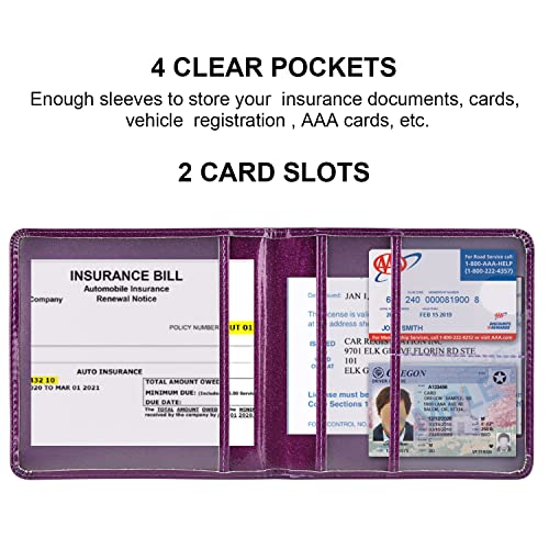 Car Registration and Insurance Holder, Glove Box Organizer, - Product Imagery