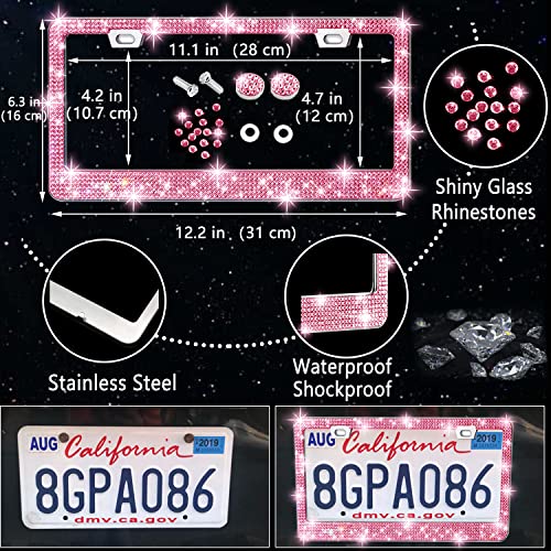 NBTEPEM 27-Piece Bling Car Accessories Set - Universal Fit - Product Imagery