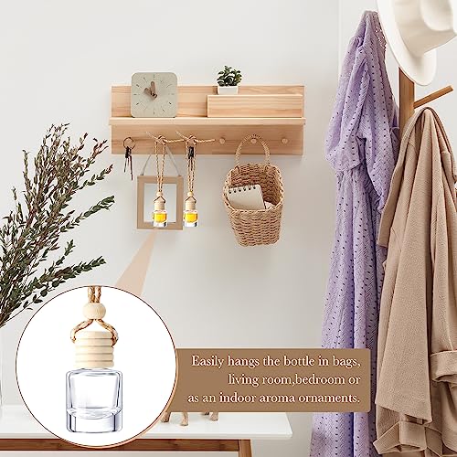 BBTO 200 Pcs Hanging Car Diffuser Freshener Bottles Bulk,Cylinder - Product Imagery