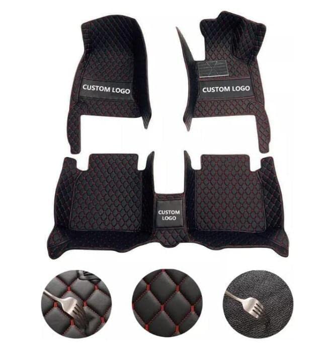 SARAHS Customized car Floor mats (Wine red) - Product Imagery