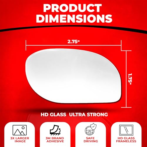 Blind Spot Convex Car Mirror - Rearview Accessories for Car - Product Imagery