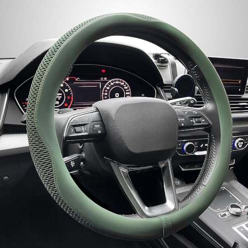 LKWLIKEI Car Steering Wheel Cover, Universal 15 inch, the Latest - Product Imagery