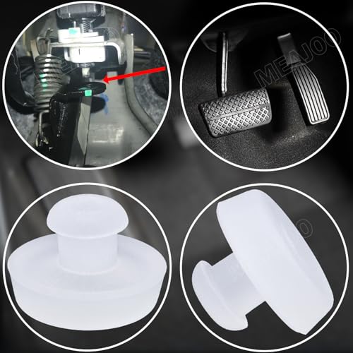 4Pcs Brake Light Switch Stopper Kit - Durable Rubber Pedal Pad- - Product Imagery