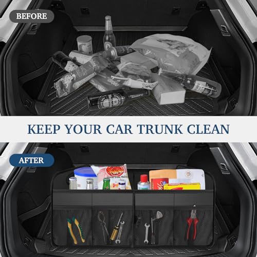 Femuar Car Trunk Organizer, Car Storage Organizer with Large - Product Imagery