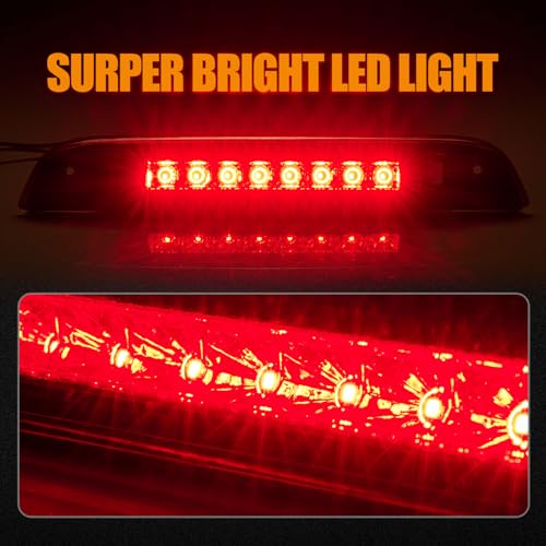 Third 3rd Brake Light LED for 2007-2017 Jeep Patriot, High Mount - Product Imagery