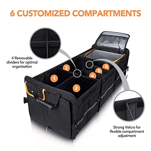 HEYTRIP Large Trunk Organizer with Built-in Leakproof Cooler - Product Imagery