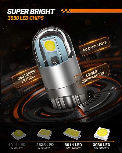 SEALIGHT 194 LED Bulb 6000K White, License Plate Light, Dome - Product Imagery