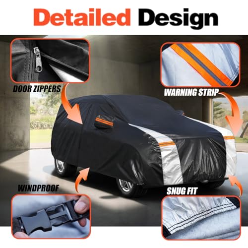 Honda Pilot Car Cover 100% Waterproof All Weather, Gift with - Product Imagery
