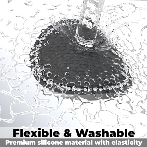 BFXM 2 PCS Bling Cup Holder Coasters for Car 2.75 inch (White - Product Imagery
