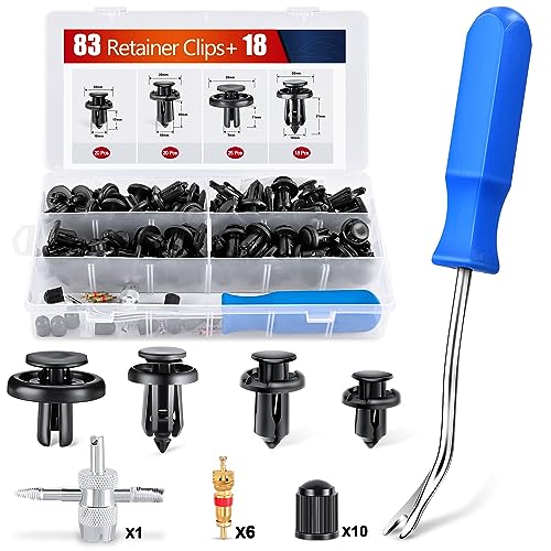 Nilight 101PCS Bumper&Splash Shield Retainer Metal Insert Clips - Product Imagery