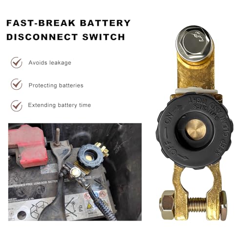 Sun Walker Top Post Battery Disconnect Switch, 12V/125A - Product Imagery
