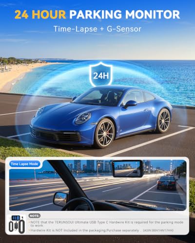 4K+4K Dash Cam, Free 128GB Card, 5.8GHz WiFi6 - up to 20MB/s - Product Imagery