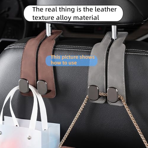Coozyland Car Hooks, Coozy Land Metal Multi-Function Leather Car - Product Imagery