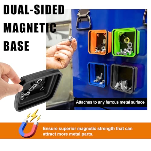 Yourkar Collapsible Magnetic Parts Tray, 4.5 Inch Foldable - Product Imagery