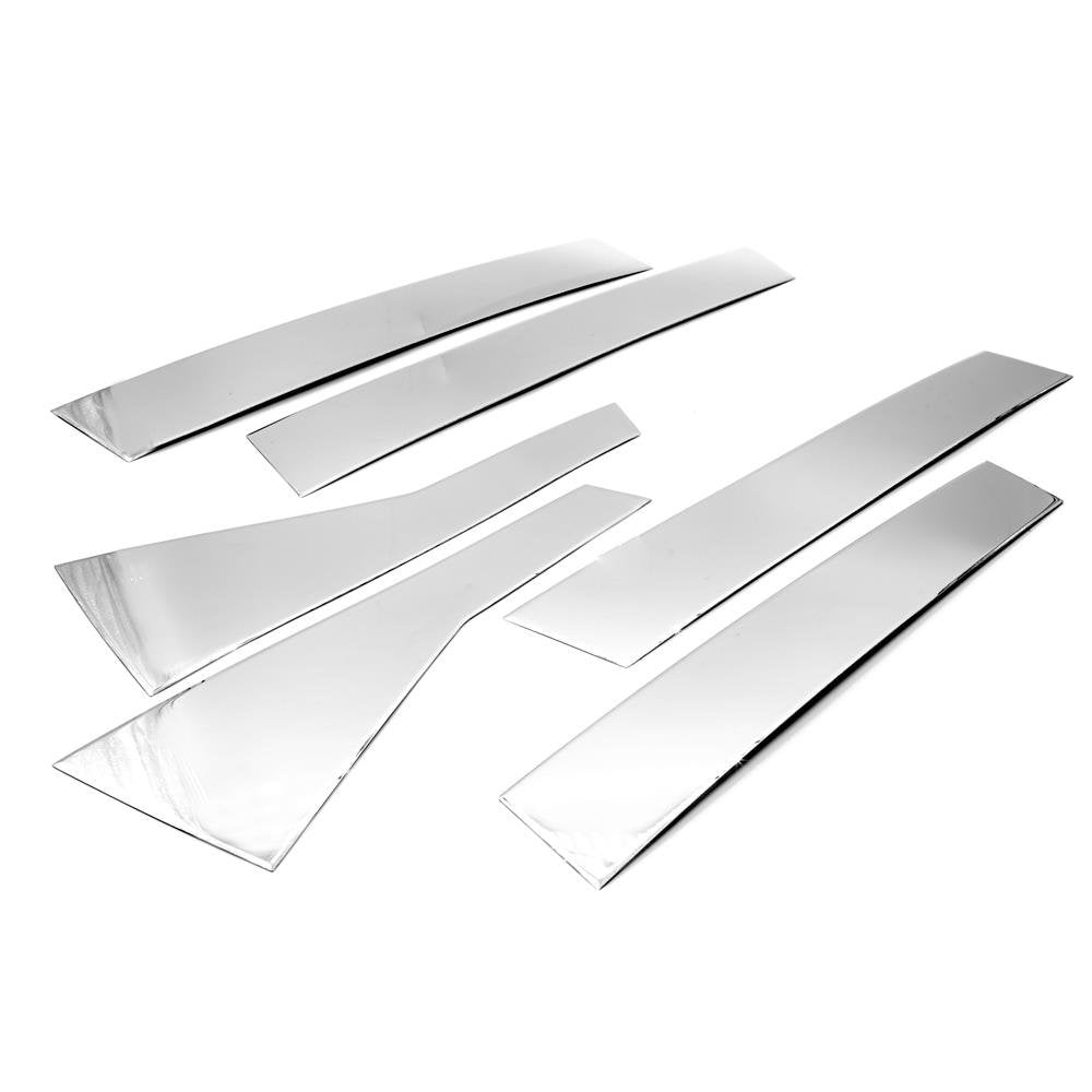 Sizver Polished Stainless Steel Pillar Posts Accent Covers For - Product Imagery