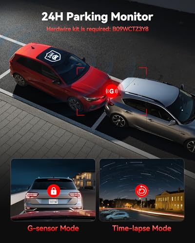 REDTIGER F7NP 4K Dash Cam Front Rear, STARVIS 2 Sensor, Free - Product Imagery