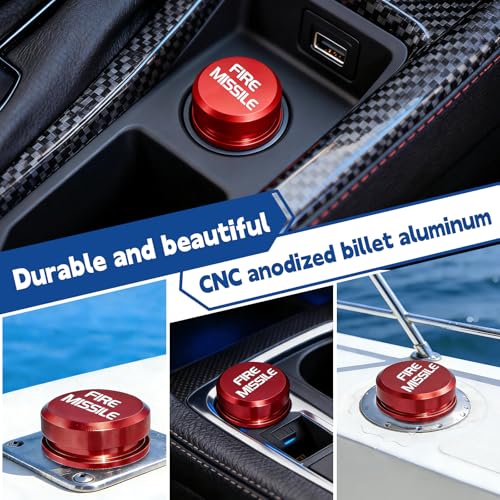 Cigarette Lighter Plug Cover Billet Aluminum Cigarette Lighter - Product Imagery