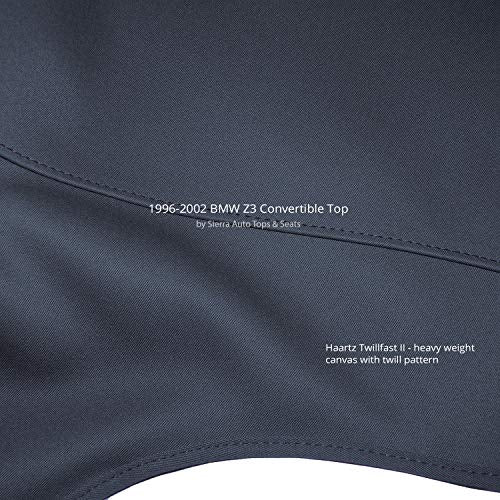 Sierra Auto Tops & Seats BMW Z3 Convertible Top, Blue Twillfast - Product Imagery