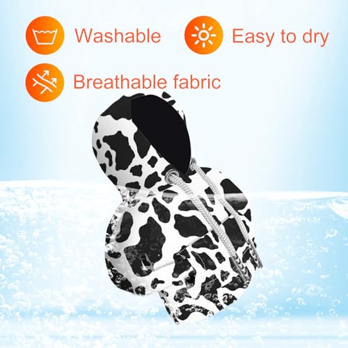 SuperKaKa Car Cow Print Gear Shift Knob Hoodie Cover- Universal - Product Imagery