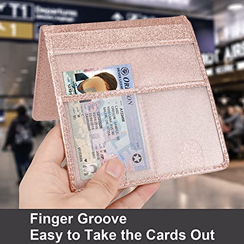 Car Registration and Insurance Holder, Glove Box Organizer, Rose - Product Imagery