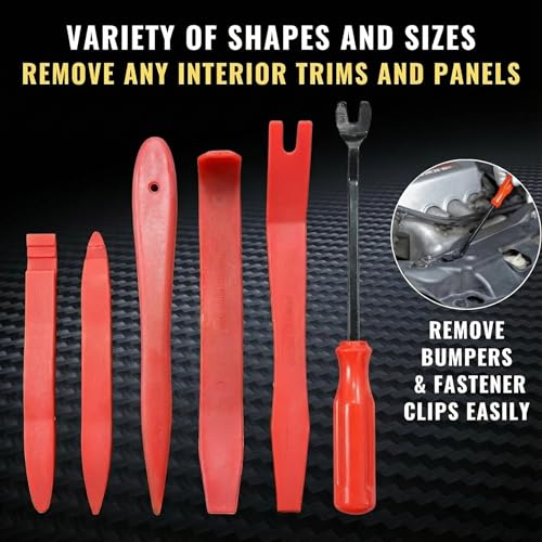 Auto Trim Removal Tool Set (No Scratch Plastic Pry Tool Kit) - - Product Imagery