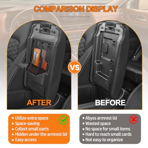 Center Console Hidden Storage Box Organizer For Nissan - Product Imagery