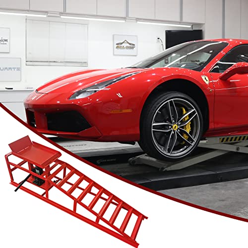 2PCS Auto Car Truck Service Ramps Lifts, 10000lbs Heavy Duty - Product Imagery