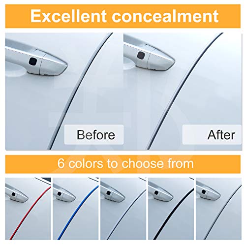 Eytool 5M Clear Door Edge Protectors, Rubber Edge Trim Seal - Product Imagery