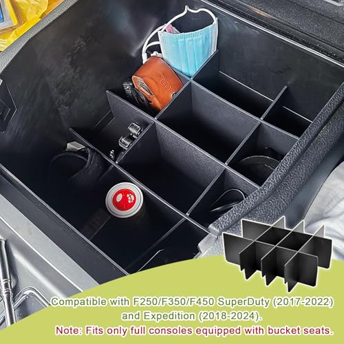 Center Console Organizer for 2018-2024 Ford Expedition - Product Imagery
