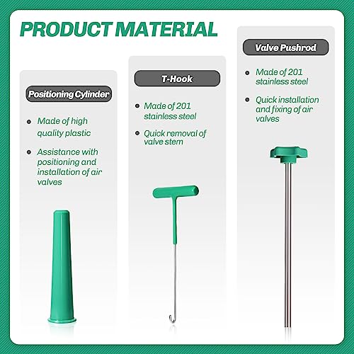 Valve Stem Quick Removal Tool Kit,Non-Dismount Tire Replacement - Product Imagery