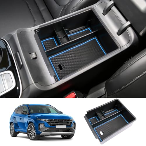 LUWU 2025 2026 Hynudai Tucson Center Console Organizer 2022-2026 - Product Imagery