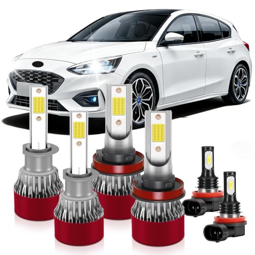 Super-Bright Light Bulbs Fit for 2012-2018 Ford Focus H1 High - Product Imagery