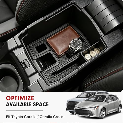 Autorder Center Console Organizer for 2019-2026 Toyota Corolla/ - Product Imagery