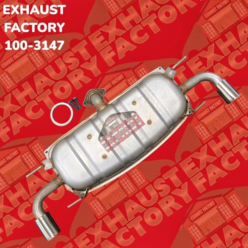 EF 100-3147 REAR MUFFLER ASSEMBLY FITS 2014-2017 MAZDA CX-5 2.5L - Product Imagery