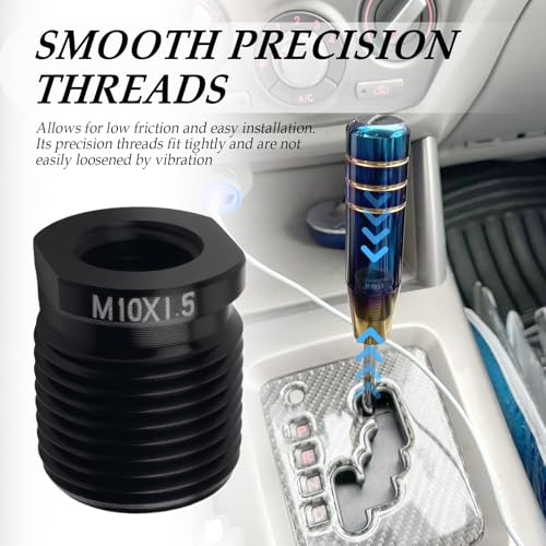 5PCS Shift Knob Adapter,Aluminum Alloy Shifter Knobs Thread - Product Imagery