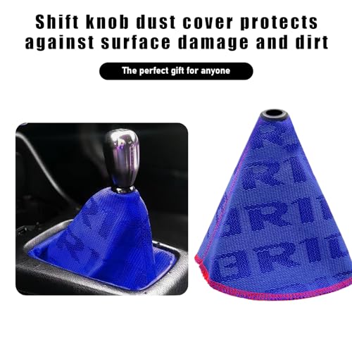 Car Shift Knob Dust Cover, Shift Boot Cover, Hyper Fabric - Product Imagery
