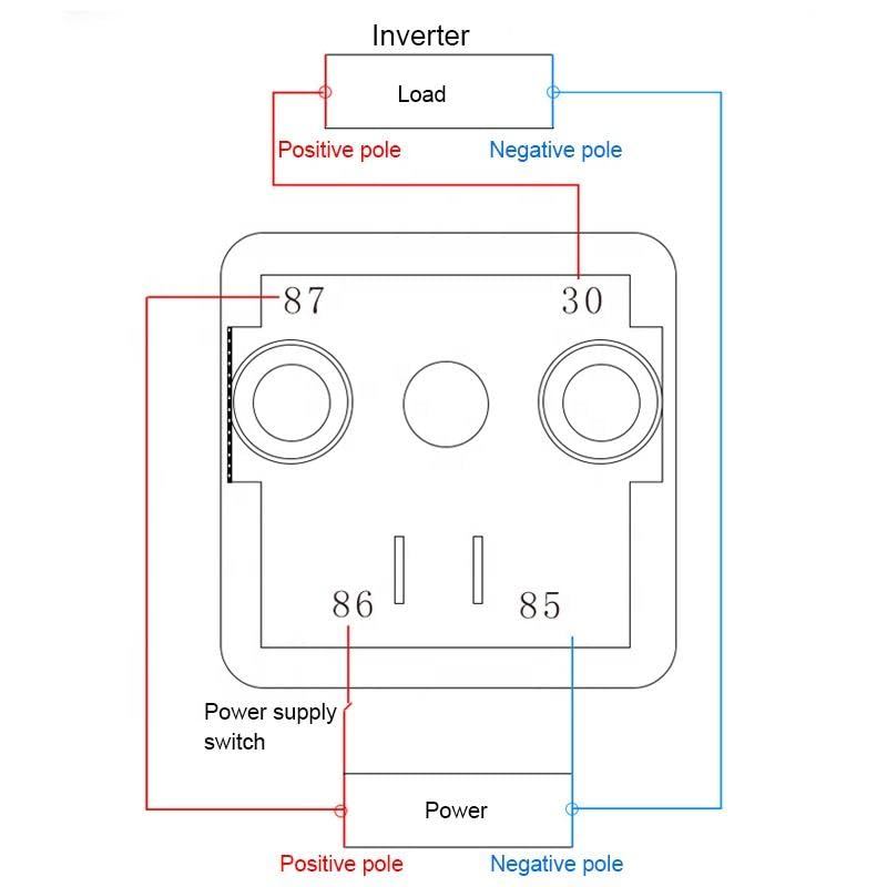 Automotive Relay 12V/24V 200A 2.4W Continuous Type for Cars - Product Imagery