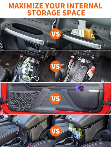 Savadicar 4 Pack Center Console Organizer, Interior Storage - Product Imagery
