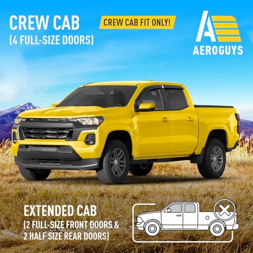 Extra Durable Window Deflectors Tape-On Window Visors Rain - Product Imagery