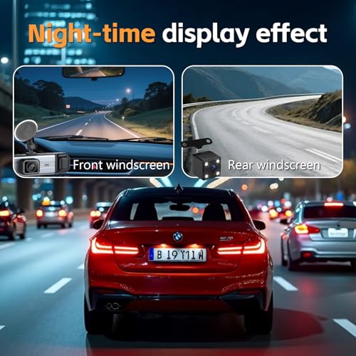 4 Channel 360° Dash Cam Front and Rear Inside Left & Right, Free - Product Imagery