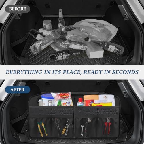 Femuar Car Trunk Organizer-Collapsible Car Storage for - Product Imagery