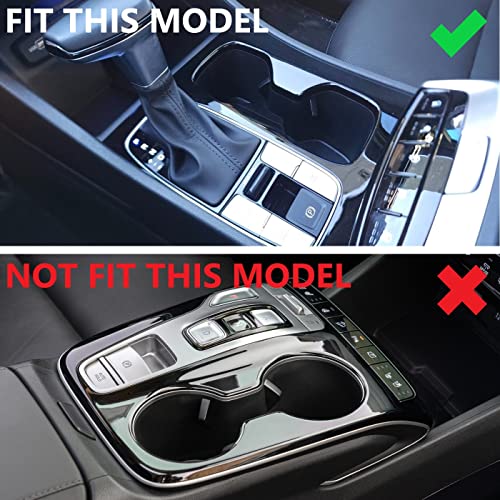 Carbon Fiber Center Console Gear Shift Cupholder Panel Cover - Product Imagery