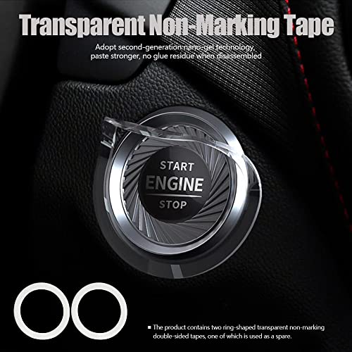 Tybasthe Rotary Push Start Button Cover, Autobots Car - Product Imagery