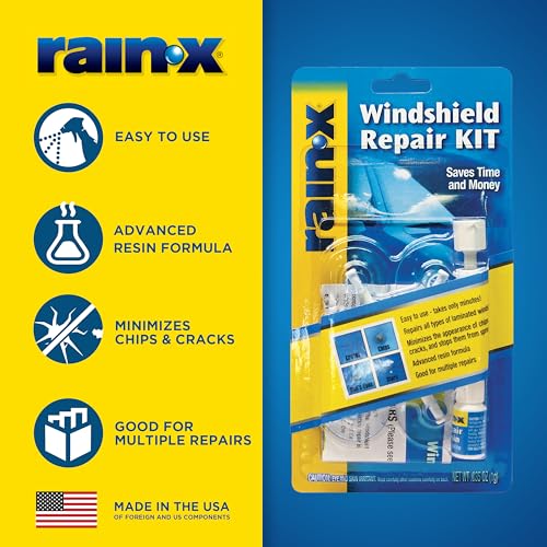 RainX Fix a Windshield Do it Yourself Windshield Repair Kit, for - Product Imagery