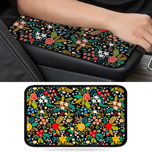 Garden wildflowers Universal Armrest Cover Pad, Car Center - Product Imagery
