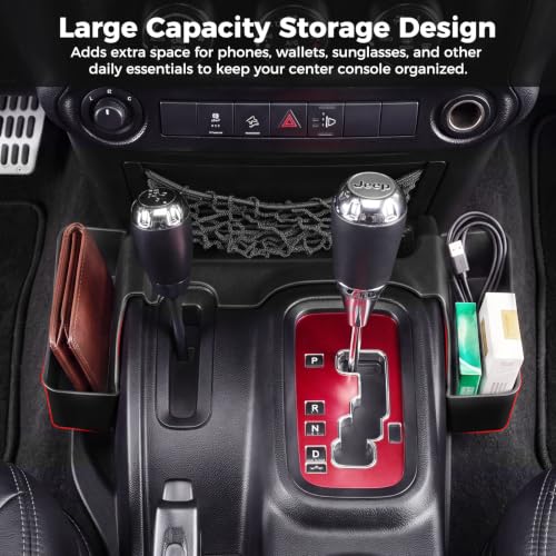 Eamplest Center Console Organizer for Jeep Wrangler JK JKU - Product Imagery