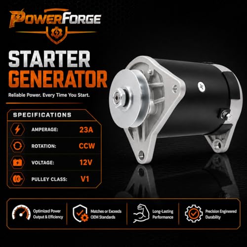 12V Starter Generator Compatible with EZ GO GXI875 GXT Medalist - Product Imagery